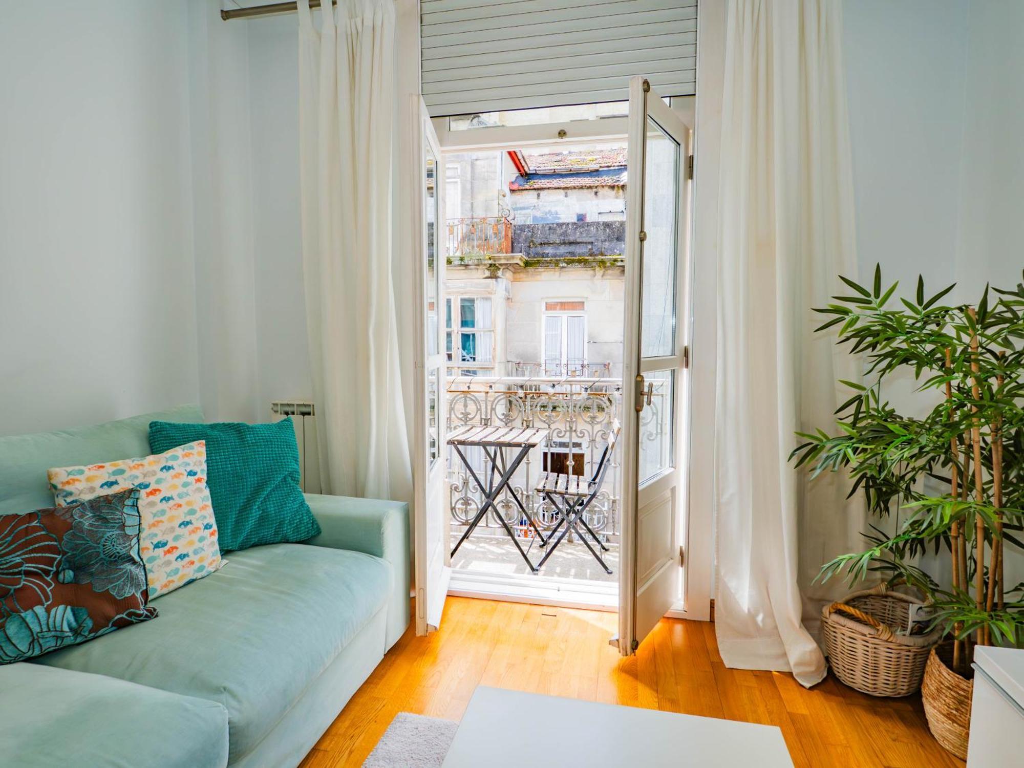 Ferienwohnung Luxury Centro De Vigo Balcony Exterior foto