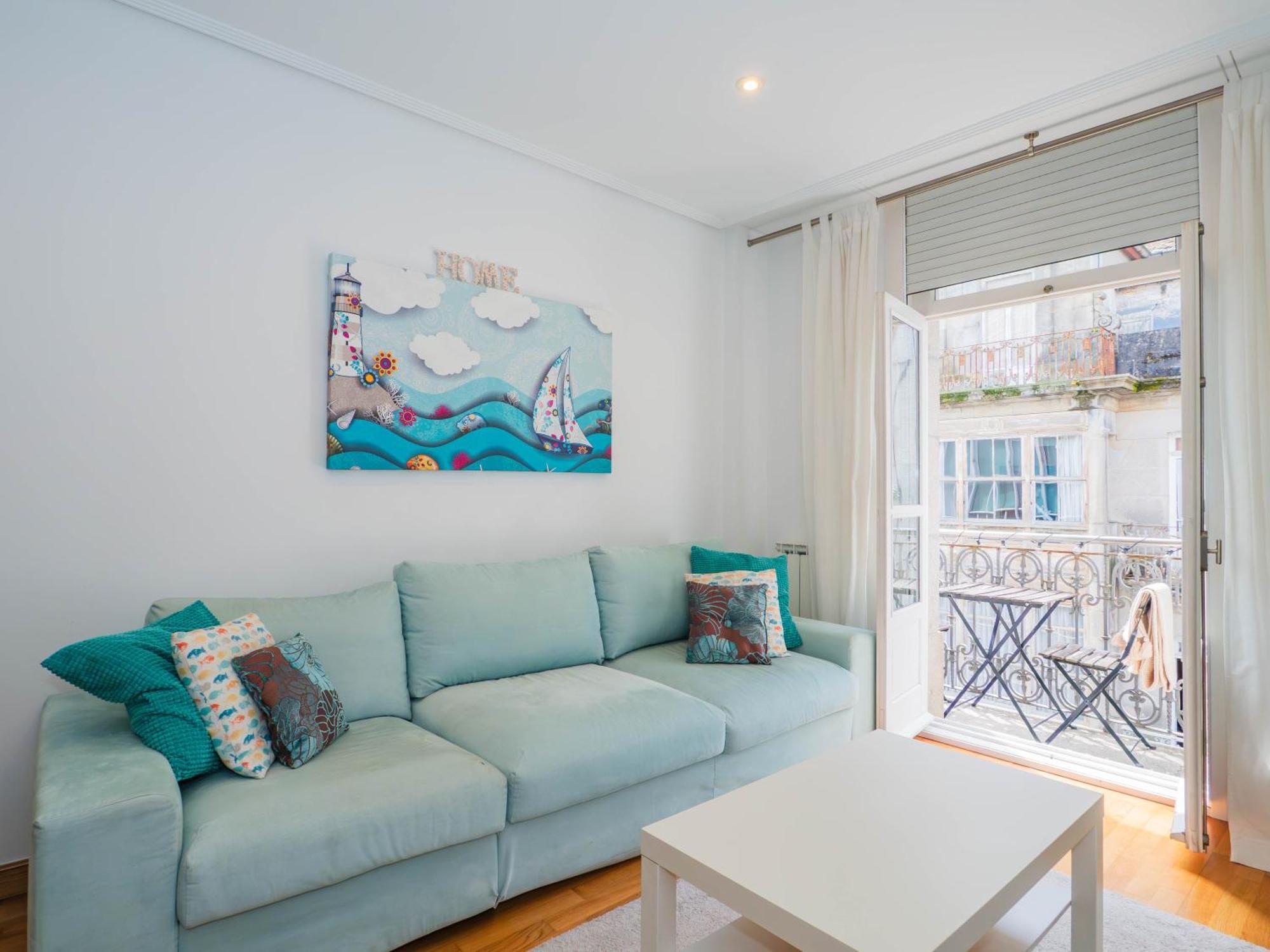Ferienwohnung Luxury Centro De Vigo Balcony Exterior foto