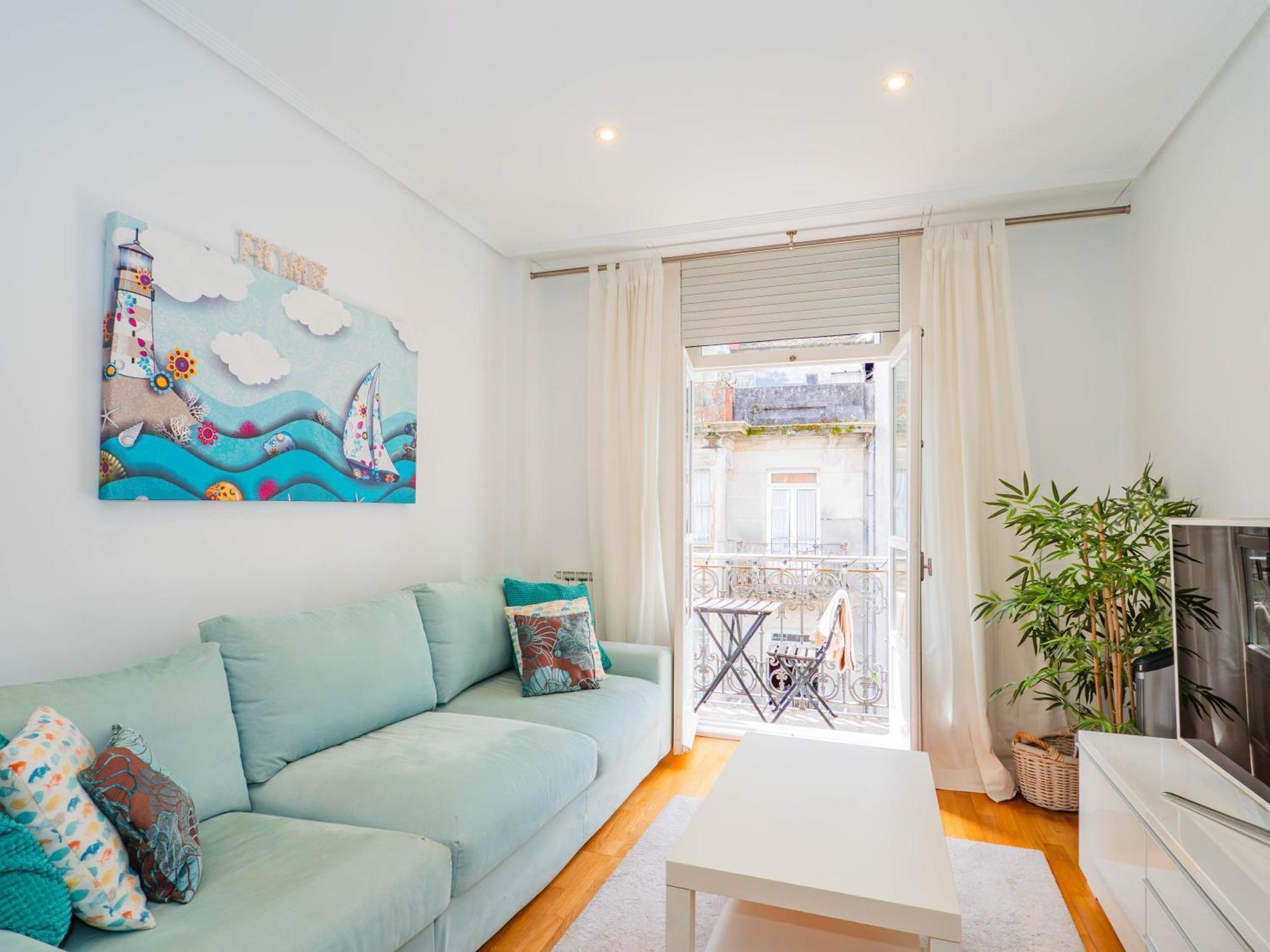 Ferienwohnung Luxury Centro De Vigo Balcony Exterior foto